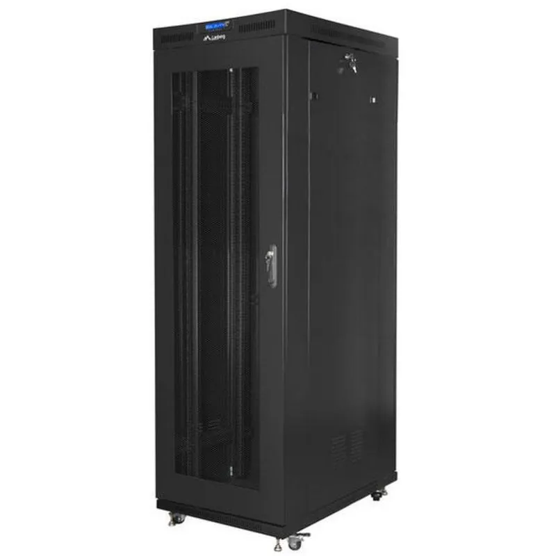 Rack Lanberg FF01-8227-23BL Nero 27U 800kg con Display LCD e Ventilazione Rack Lanberg FF01-8227-23BL Nero 27U 800kg con Display LCD e Ventilazione - immagine 1