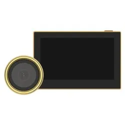 Citofono Spioncino con display (Ricaricabile) Gold CS HP2 R100 6E2WB GD - immagine 1