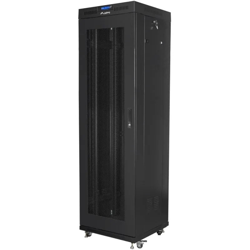 Rack Lanberg FF01-6642-23BL 42U Nero RAL9004 1200kg LCD Termostato - immagine 1