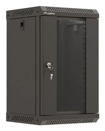 Bastidor Lanberg WF11-3309-10B 9U Nero Rack Da Parete 30kg Gestione Cavi - immagine 1