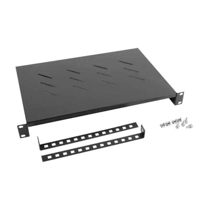 Cassetto Metallico Lanberg AK-1004-B 1U 19" Nero Resistenza 25 kg - immagine 1