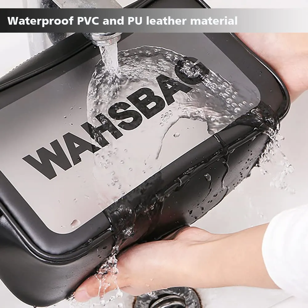 SZDPC Borsa da Toilette Grande per Donne e Uomini, Wash Bag da Viaggio con Maniglia per il Trasporto, Borsa da Doccia Portatile - immagine 3