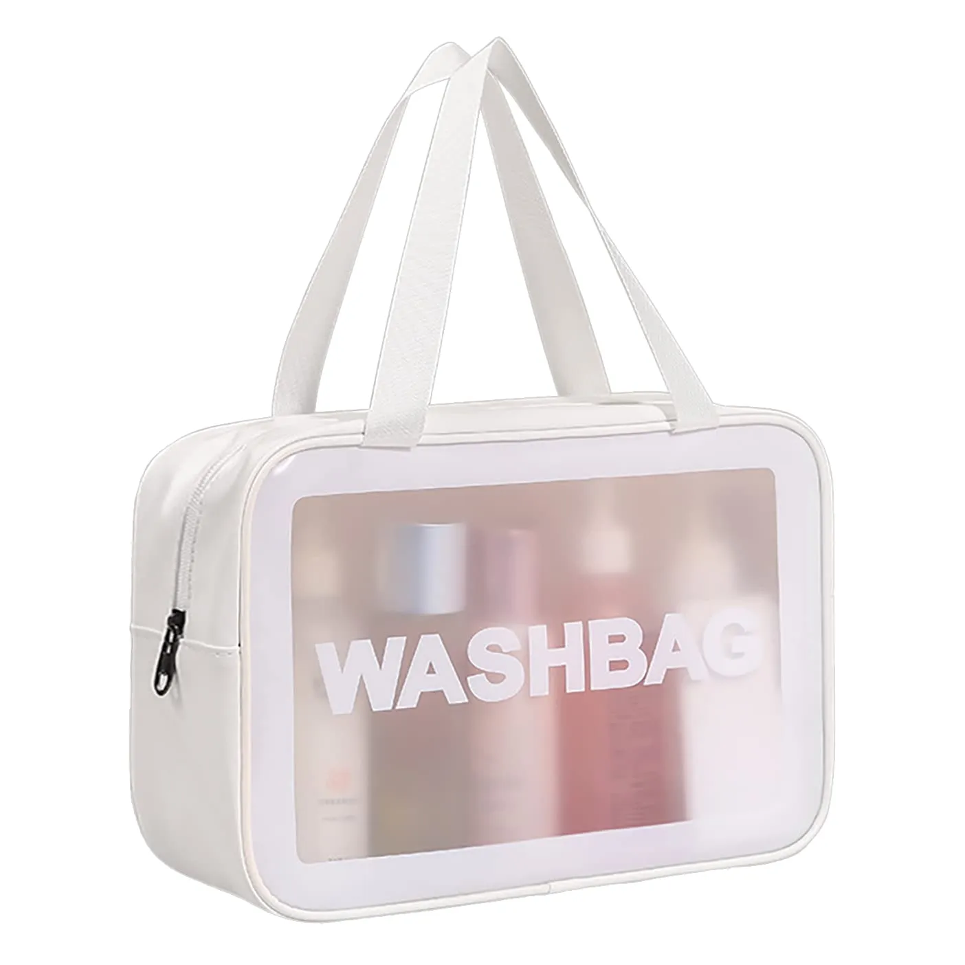 SZDPC Borsa da Toilette Grande per Donne e Uomini, Wash Bag da Viaggio con Maniglia per il Trasporto, Borsa da Doccia Portatile - immagine 1
