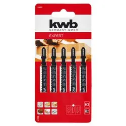 Lame seghetti alternativi tagli dritti fini Legno 5 pz (75mm) EXPERT 49626065 - immagine 1