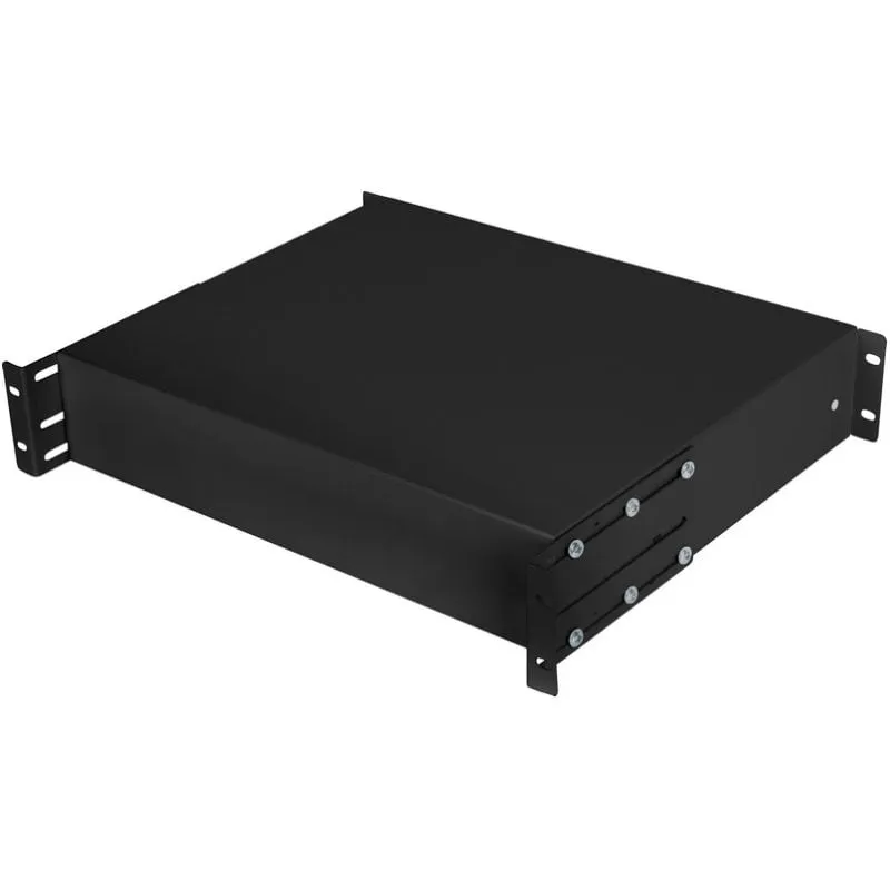 Cassetto Lanberg AK-2001-B 19" Nero RAL9004 2U Acciaio 90 kg Cassetto Lanberg AK-2001-B 19" Nero RAL9004 2U Acciaio 90 kg - immagine 1