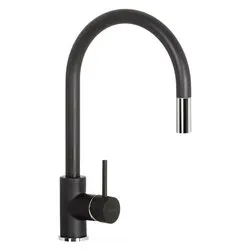 Miscelatore lavello doccetta estraibile AQUASTAR Nero assoluto SXSTAR13 - immagine 1