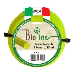Filo decespugliatore tondo nylon (3mm x 15m) BIOLINE Giallo 016501 - immagine 1