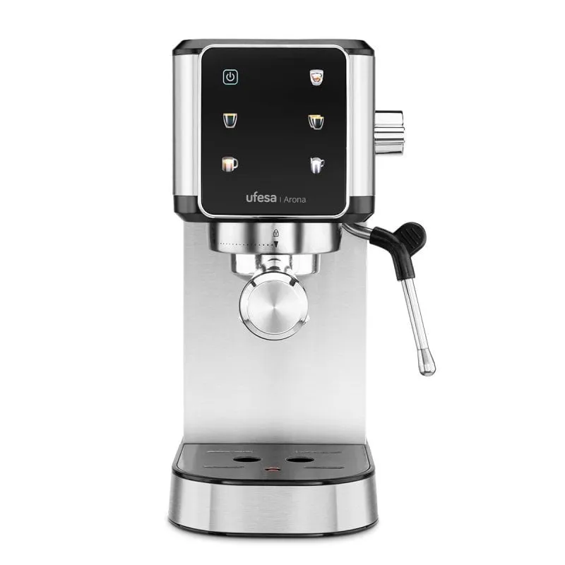 Macchina per caffè espresso Ufesa Arona da 1 l, termoblocco da 20 bar, pannello touch, vaporizzatore - immagine 1