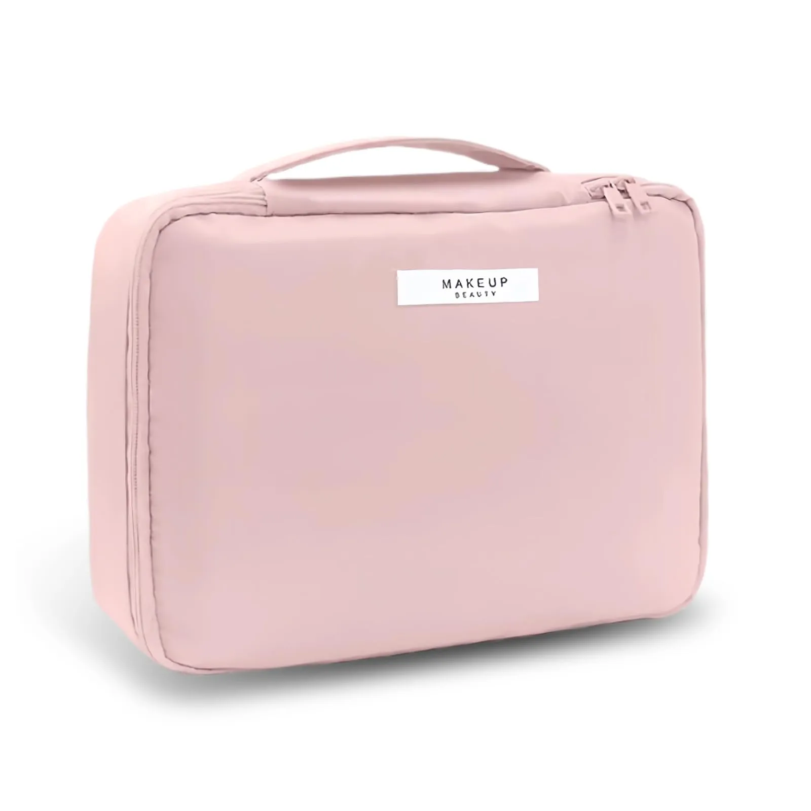 Aucuu Beauty Case Donna, Beauty Case da Viaggio, Organizer Cosmetici, Porta Trucchi da Viaggio con Double Face Tascabile, Trousse da Viaggio, Borsa da Toilette per Viaggio/All'aperto - immagine 1
