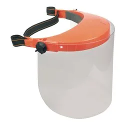 Visiera protettiva (taglia unica ) Light Arancio e Trasparente 004977 - immagine 1