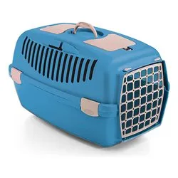 Trasportino cani taglia medio/piccola (40x61x38cm) GULLIVER 3 Azzurro 99850 - immagine 1