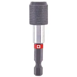 Porta inserti esagonale 1/4" manicotto rapido Quick Change magnetico (60mm) 49133105 - immagine 1