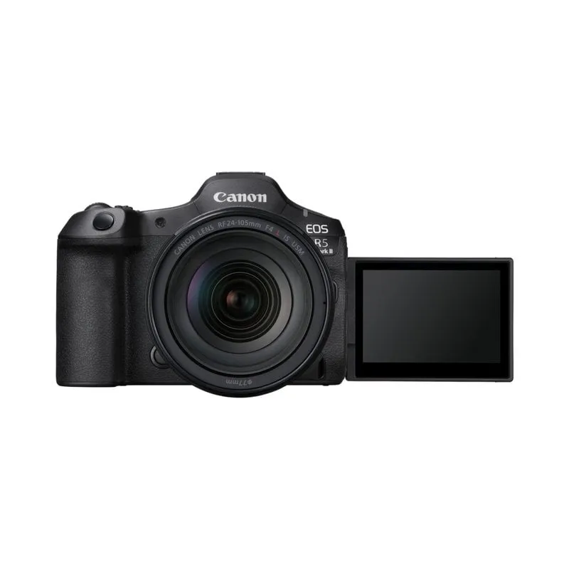 Fotocamera digitale compatta Canon EOS R5 Mark II da 45 MP, zoom ottico 4,3x, sensore CMOS, WiFi 8K RF, obiettivo 24-105 mm F/4.0 L IS USM, resistente all'acqua e alla polvere. - immagine 1