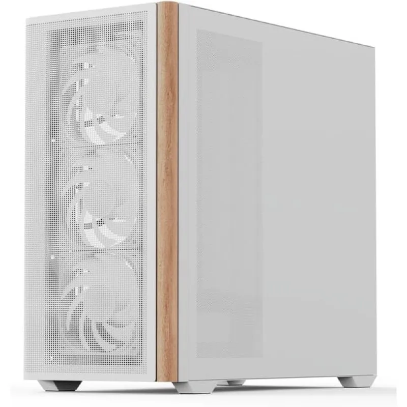 Mini Torre Aerocool D301A Ventilazione Avanzata Compatibilità RGB Bianco - immagine 1