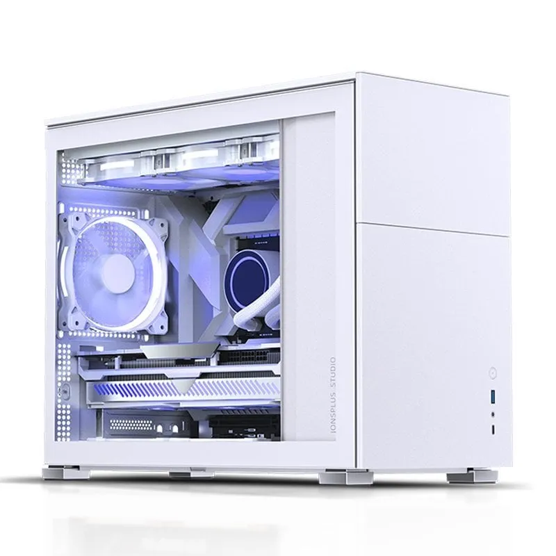 Jonsbo D31 STD White Window ATX GPU Tower 40 cm Ventilazione avanzata Gaming - immagine 1