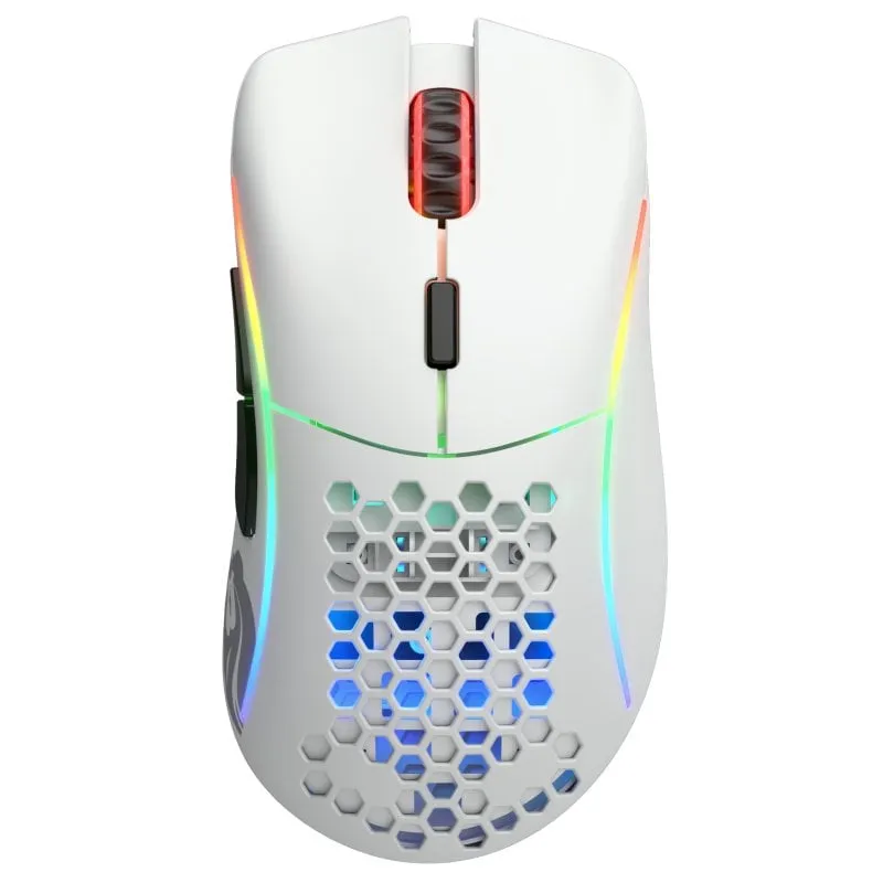 Glorious Mouse da gioco wireless 19000 DPI 6 pulsanti bianco - immagine 1