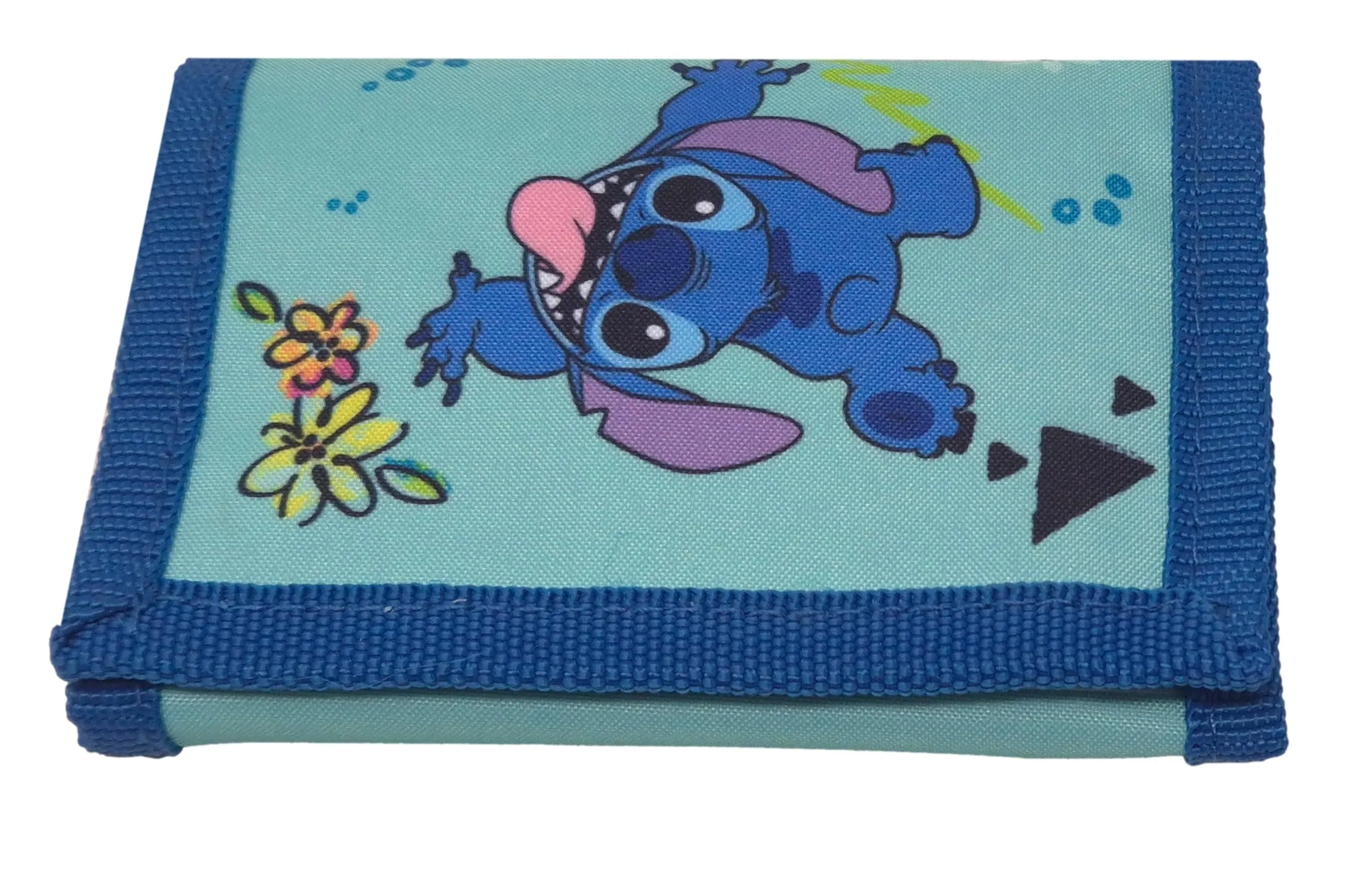 Theonoi Portafoglio per Bambini Stitch, 9 x 13 cm, Comic, con Scomparto Trasparente per Foto del Passaporto o Indirizzo, Chiusura Lampo e Velcro, Poliestere Resistente e Lavabile - immagine 2