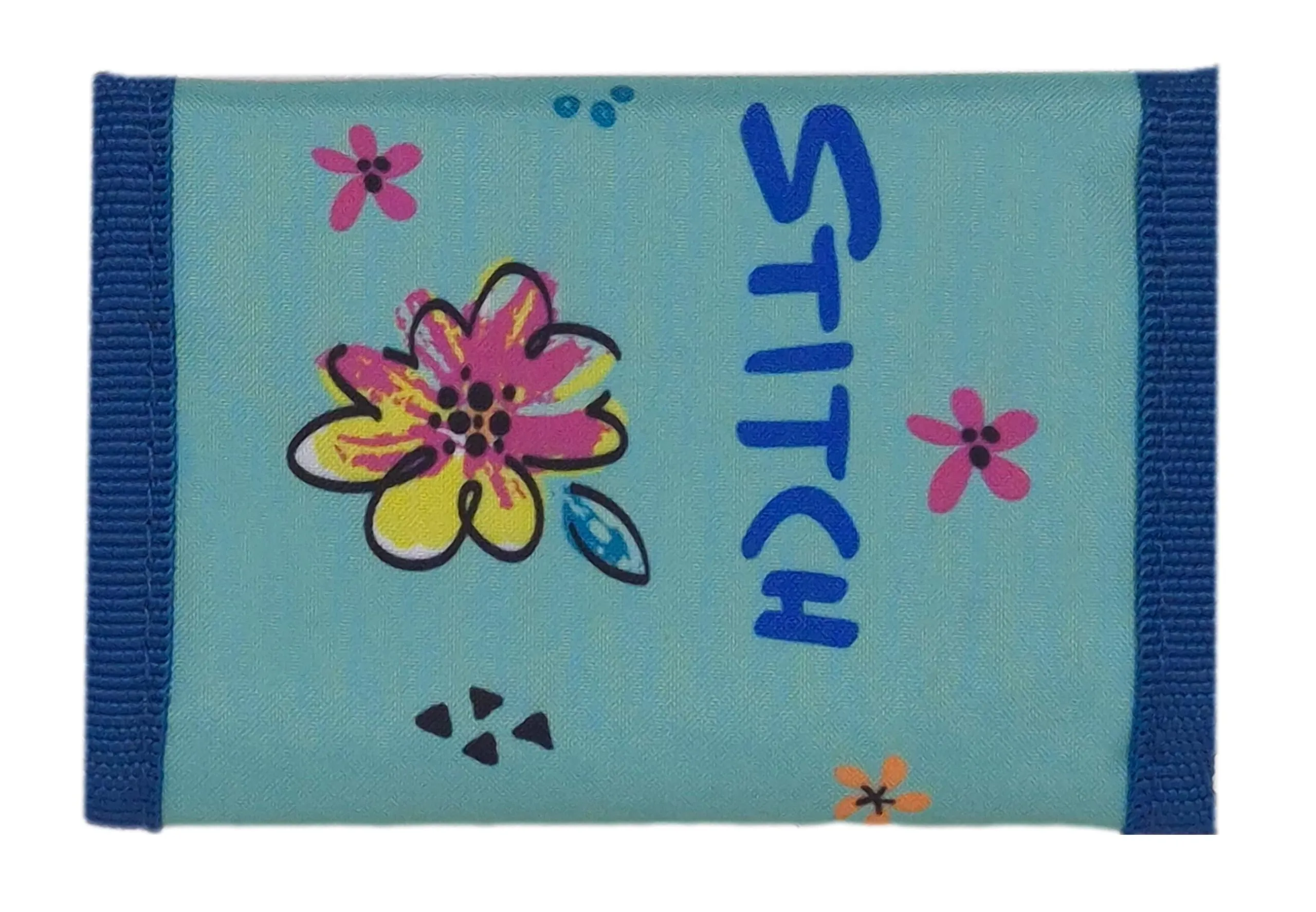 Theonoi Portafoglio per Bambini Stitch, 9 x 13 cm, Comic, con Scomparto Trasparente per Foto del Passaporto o Indirizzo, Chiusura Lampo e Velcro, Poliestere Resistente e Lavabile - immagine 3