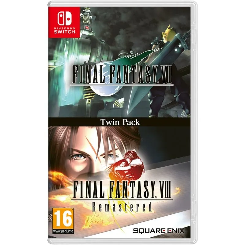 Final Fantasy VII e Final Fantasy VIII Remastered Twin Pack Standard Edition per Nintendo Switch - immagine 1
