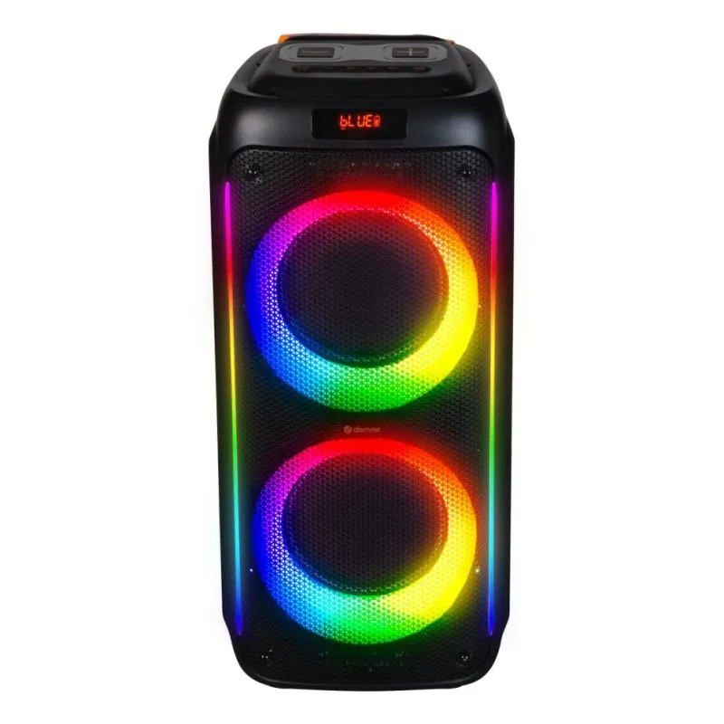 Altoparlanti wireless Bluetooth Denver da 100 W con USB, microSD e microfono integrato - immagine 1