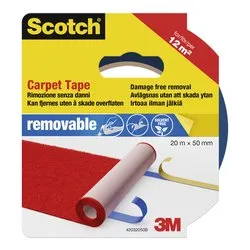 Nastro biadesivo Removable Carpet (50mm x 20m) per uso interno SCOTCH 7100175297 - immagine 1