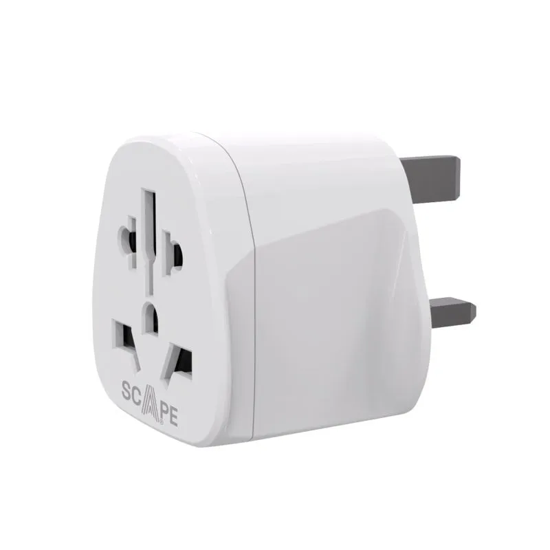 Adattatore da viaggio universale NO NAME 830 Tipo G compatibile A/B/C/G/I 250 V 10 A 2500 W - immagine 1