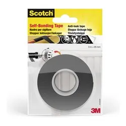 Nastro autoagglomerante per tubazioni (25mm x 3m) SCOTCH Nero 7100021071 - immagine 1