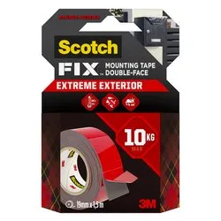 Nastro biadesivo Fix Extreme PT1100 (19mm x 1,5m) per uso interno, esterno SCOTCH Nero 7100272682 - immagine 1