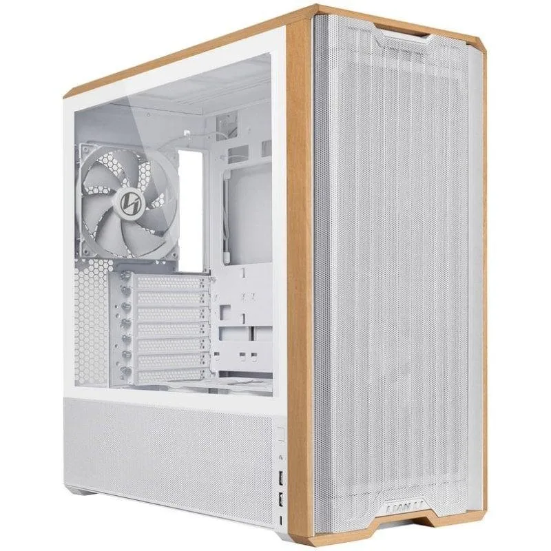 Case PC Lancool Lancool 217 Acciaio/Madeira/Vetro temperato aRGB+Ventilazione Avanzata - immagine 1