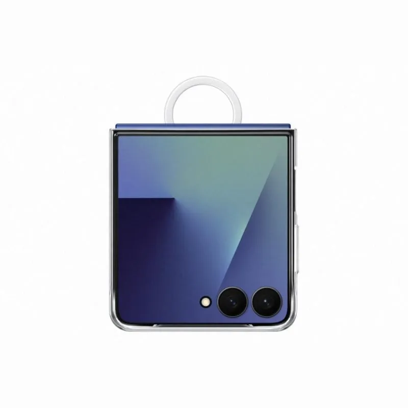 Funda Samsung EF-QF766CTEGWW Trasparente 17,4 cm (6.85") Plástico Anti-huellas - immagine 1