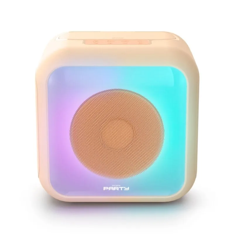 Altoparlante Cube Bluetooth 5.0 30W 2 Microfoni Wireless Effetti Vocali Altoparlante Cube Bluetooth 5.0 30W 2 Microfoni Wireless Effetti Vocali - immagine 1