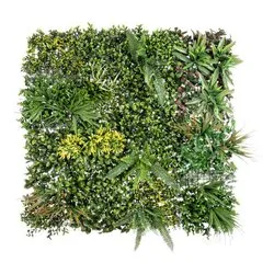 Siepe sintetica pannello mix spring (100x100cm) Verde 0790459 - immagine 1