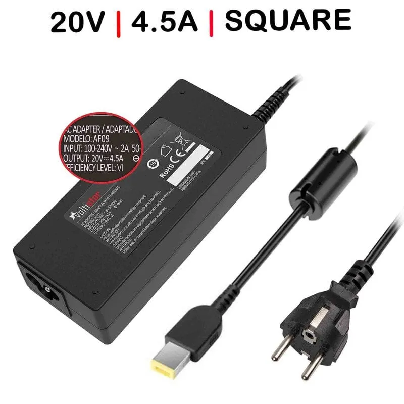 Cargatore Lenovo ThinkPad X1 Carbon Series 20V 4.5A 90W Square Cargatore Lenovo ThinkPad X1 Carbon Series 20V 4.5A 90W Square - immagine 1