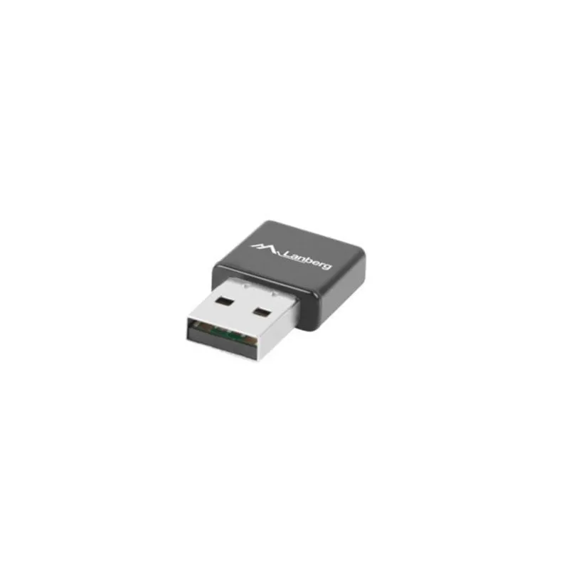 Adattatore Lanberg NC-0300-WI Wireless USB 2400 Mbit/s Nero Adattatore Lanberg NC-0300-WI Wireless USB 2400 Mbit/s Nero - immagine 1