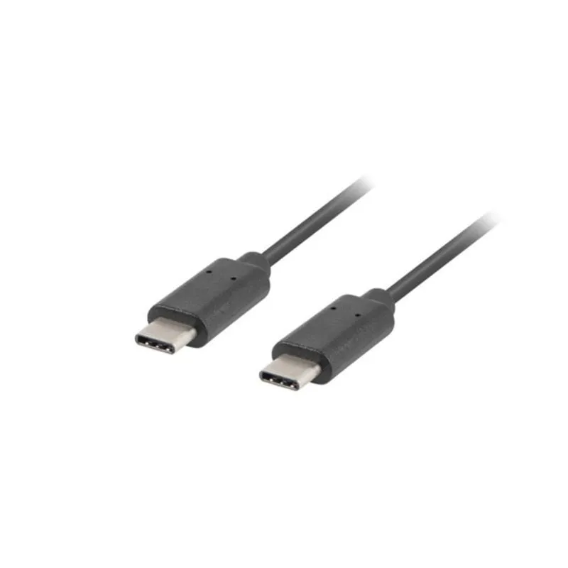 Cavo Lanberg CA-CMCM-10CU-0010-BK USB C USB C 1 m USB 2.0 Nero - immagine 1