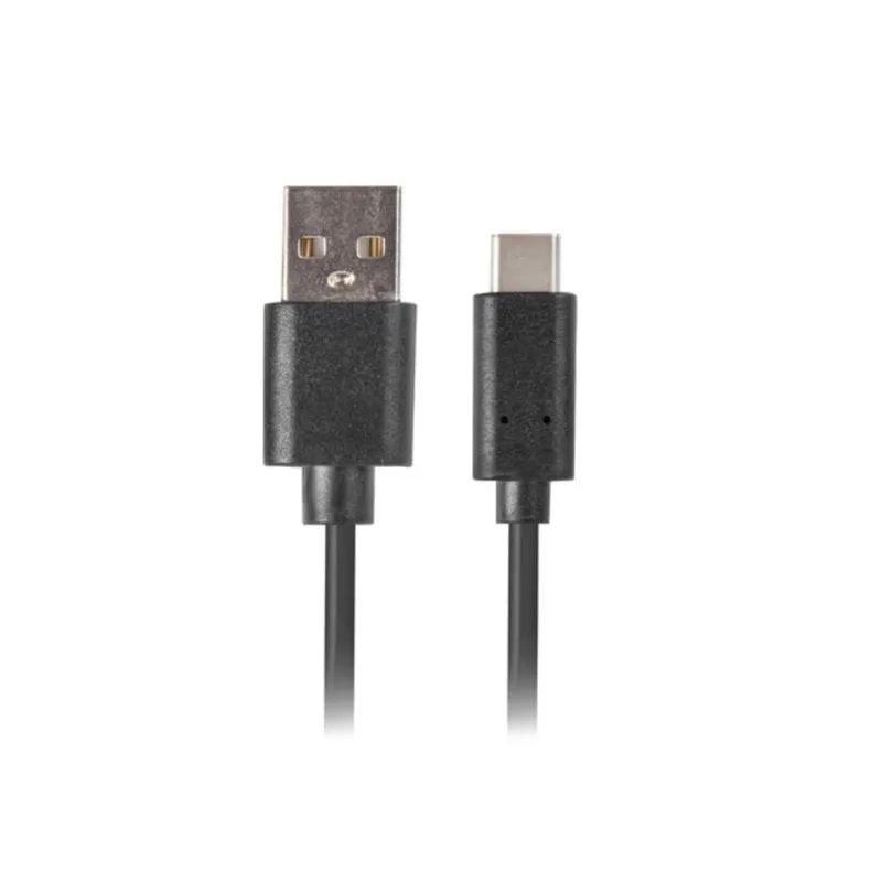Cavo Lanberg CA-USBO-20CU-0030-BK USB A USB C 3m USB 2.0 Nero Oro - immagine 1