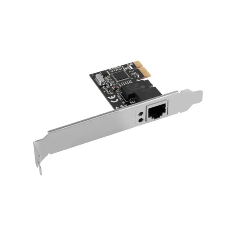 Scheda di Rete Lanberg PCE-1GB-201 PCI Express Ethernet 1000 Mbit/s Interna Nera - immagine 1