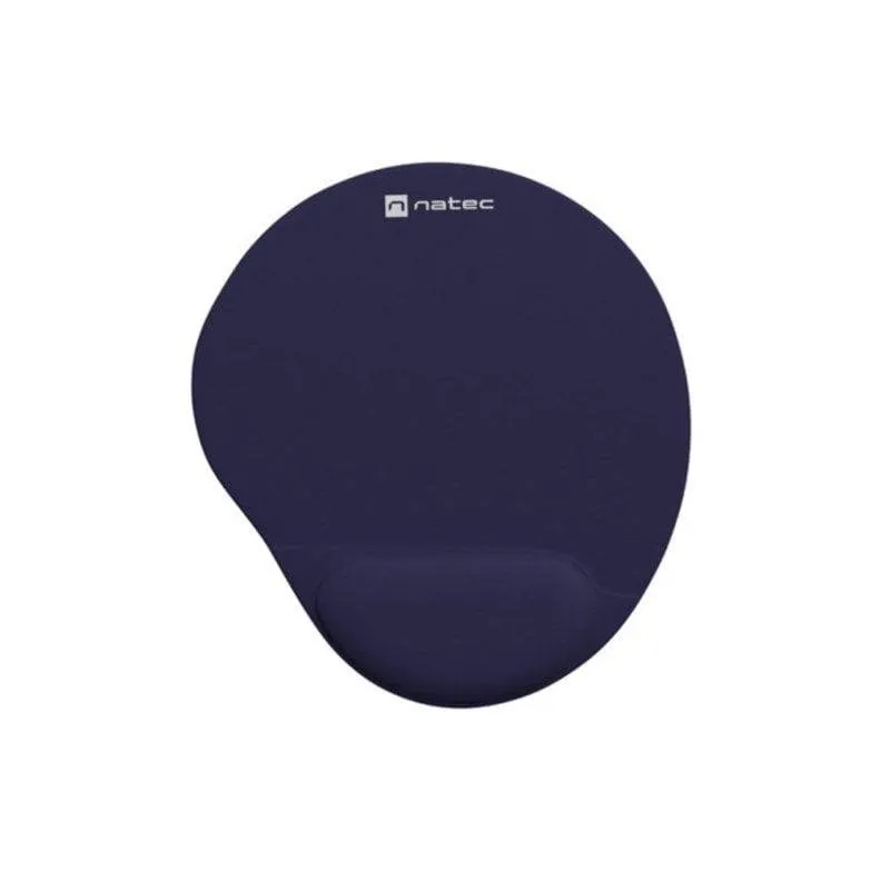 Tappetino per mouse Natec Marmot Gel Blu Scuro Ergonomico Base Antiscivolo - immagine 1
