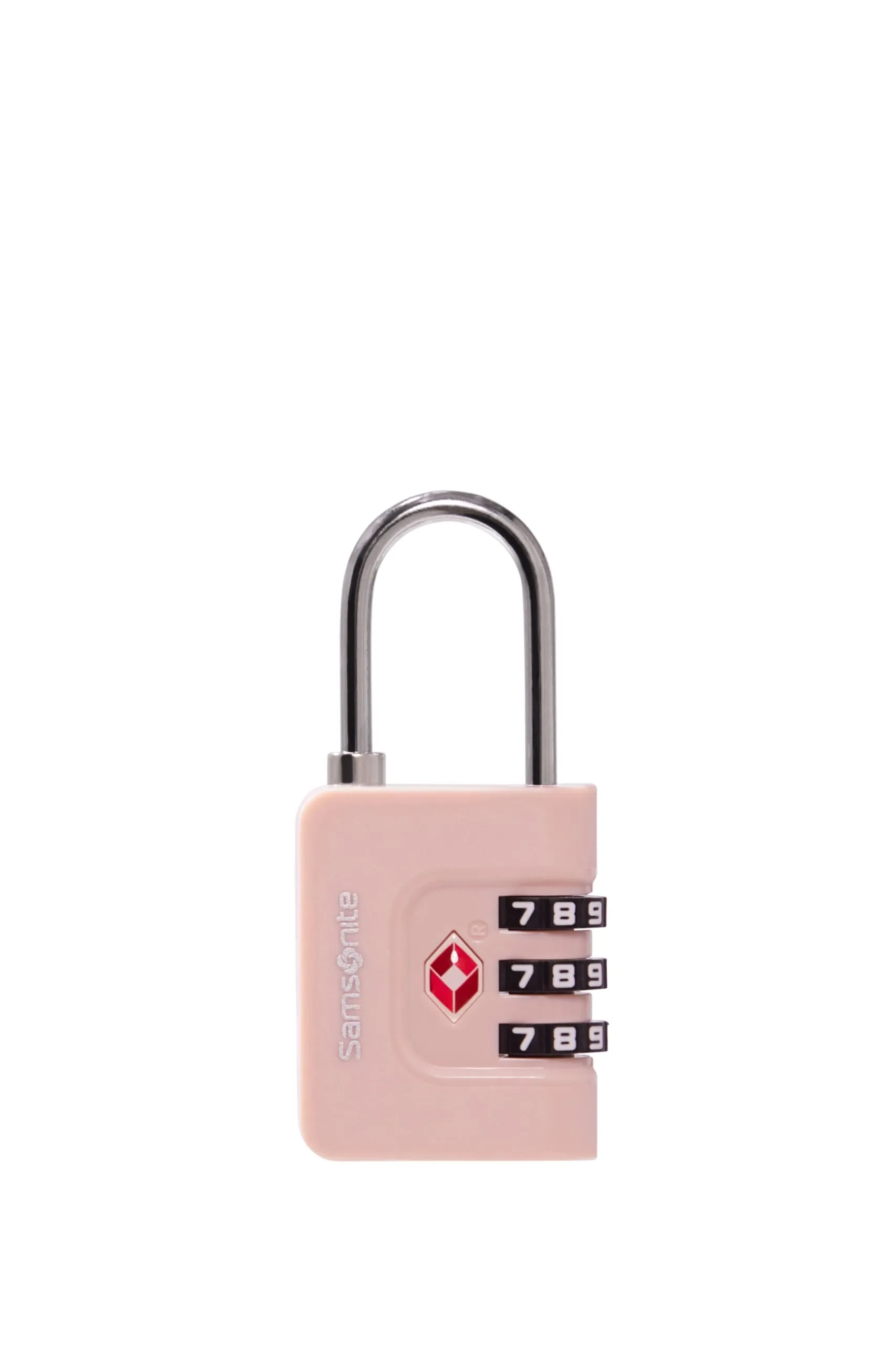 Samsonite TA Revolution - Lucchetto a combinazione TSA con codice a 3 cifre, lucchetto per bagagli sicuro per valigie e borse, lucchetto per valigia, Rosa (Rose) - immagine 2