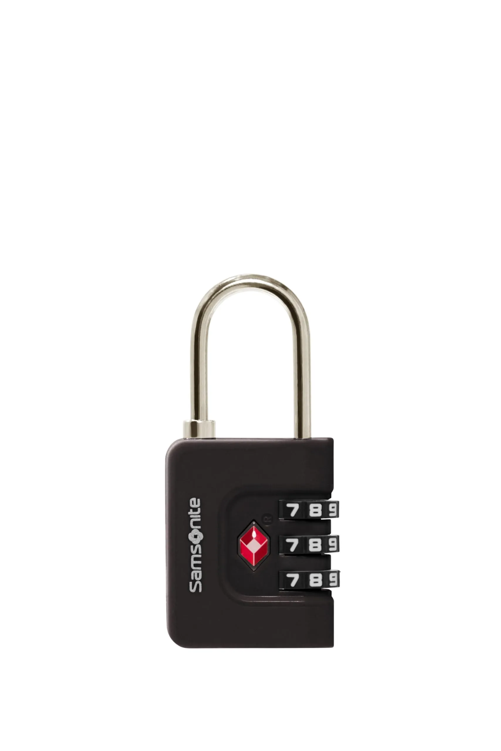 Samsonite TA Revolution - Lucchetto a combinazione TSA con codice a 3 cifre, lucchetto per bagagli sicuro per valigie e borse, lucchetto per valigia, Nero - immagine 2