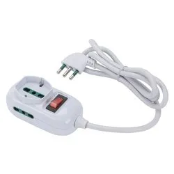Multipresa tavolo con interruttore 3P 10/16A Bianco 421454 - immagine 1