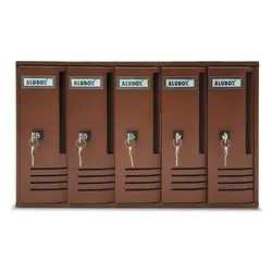 Cassetta posta condominiale 5 p (52x17,5x30cm) CUBO Ruggine 20C5RU - immagine 1