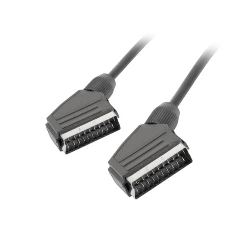 Cavo Lanberg CA-EUEU-10CC-0018-BK SCART 21-pin Maschio-Maschio 1,8 m NeroCavo Lanberg CA-EUEU-10CC-0018-BK SCART 21-pin Maschio-Maschio 1,8 m Nero - immagine 1