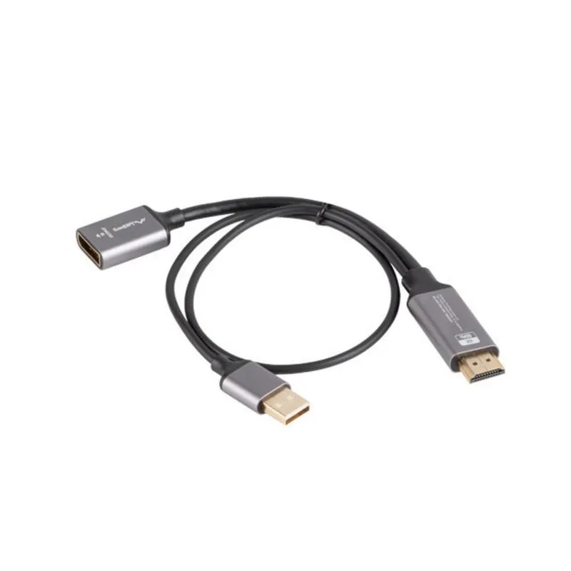 Adattatore Lanberg AD-HD-DP-02 HDMI tipo A a DisplayPort 0,2 m Maschio Femmina Destro Adattatore Lanberg AD-HD-DP-02 HDMI tipo A a DisplayPort 0,2 m Maschio Femmina Destro - immagine 1
