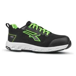 Scarpe antinfortunistica basse S1PS HI HRO FO SR Aton (taglia 46 ) RED EGO Nero e Verde RE20016-46 - immagine 1
