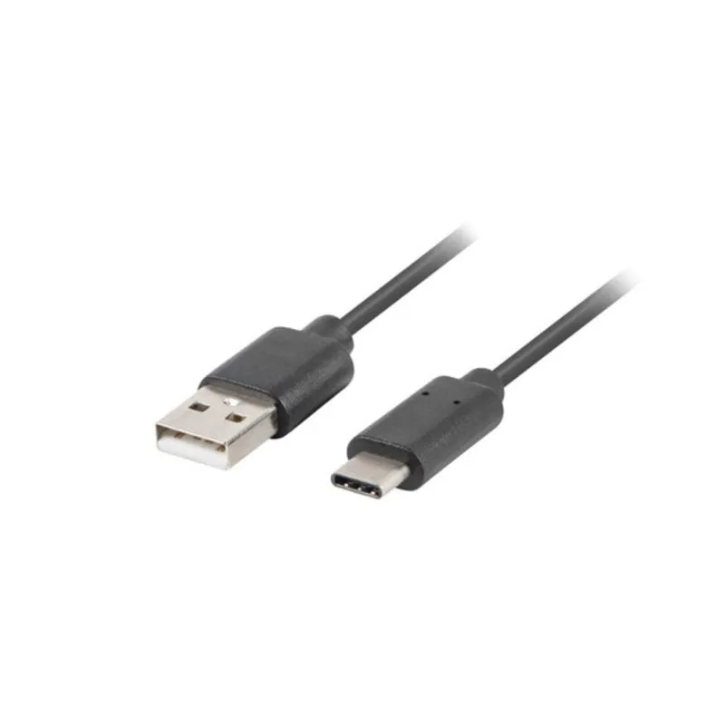 Cavo Lanberg CA-USBO-31CU-0018-BK USB C a USB A 1,8m USB 3.2 Gen 1 Nero Cavo USB C a USB A - immagine 1