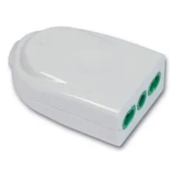 Presa elettrica 2P+T 10/16A (bipasso std italiano) per cavo assiale Bianco 82570 E - immagine 1