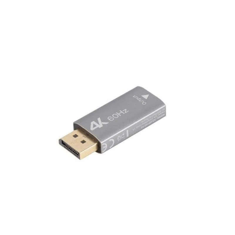 Adattatore DisplayPort Lanberg AD-DP-HD-01 compatto HDMI tipo A/F DP/M - immagine 1