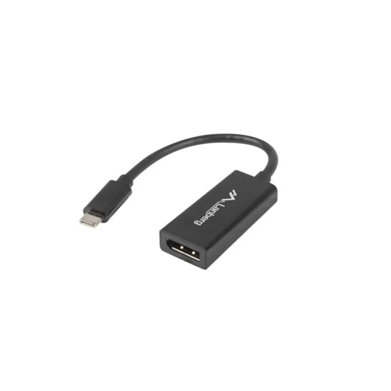 Adattatore Lanberg AD-UC-DP-01 USB Tipo C DisplayPort 0,15 m Destrosso - immagine 1