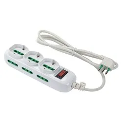 Multipresa tavolo con interruttore 12P 10/16A Bianco 474184 - immagine 1